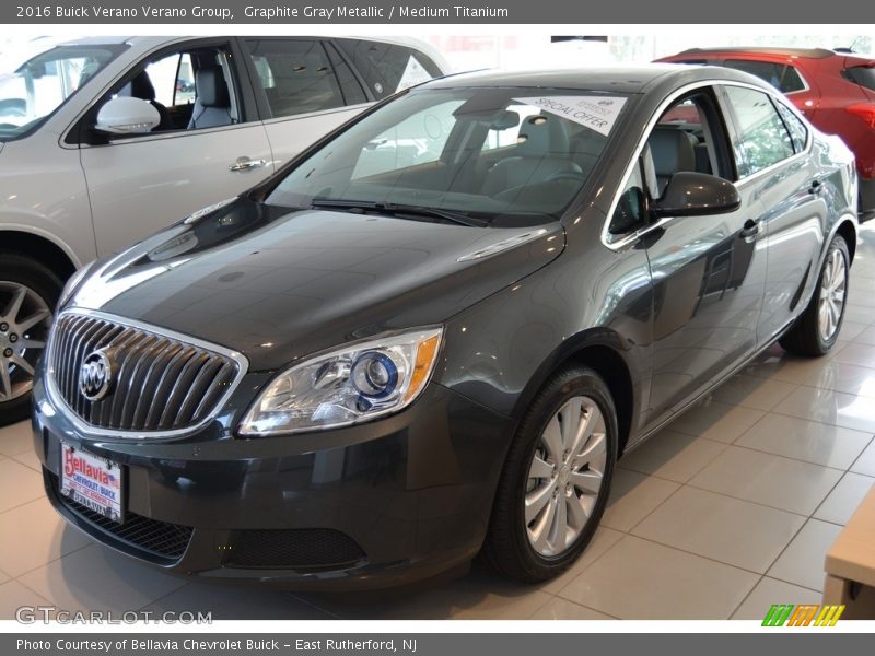 Graphite Gray Metallic / Medium Titanium 2016 Buick Verano Verano Group