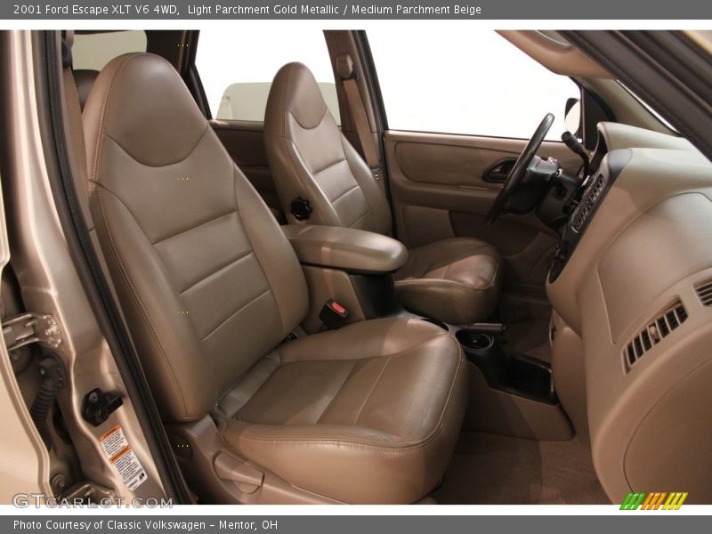 Light Parchment Gold Metallic / Medium Parchment Beige 2001 Ford Escape XLT V6 4WD