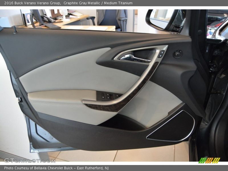 Graphite Gray Metallic / Medium Titanium 2016 Buick Verano Verano Group