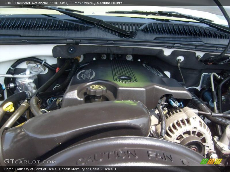 Summit White / Medium Neutral 2002 Chevrolet Avalanche 2500 4WD