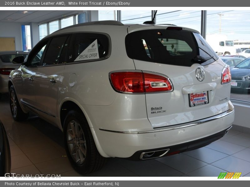 White Frost Tricoat / Ebony/Ebony 2016 Buick Enclave Leather AWD