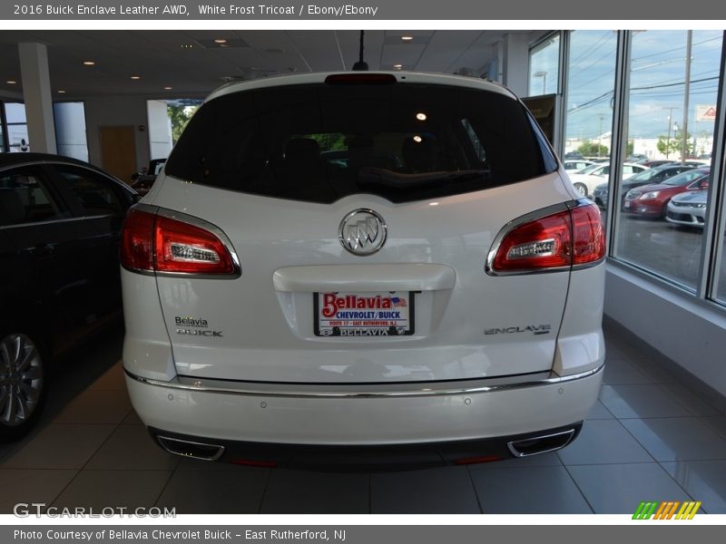 White Frost Tricoat / Ebony/Ebony 2016 Buick Enclave Leather AWD