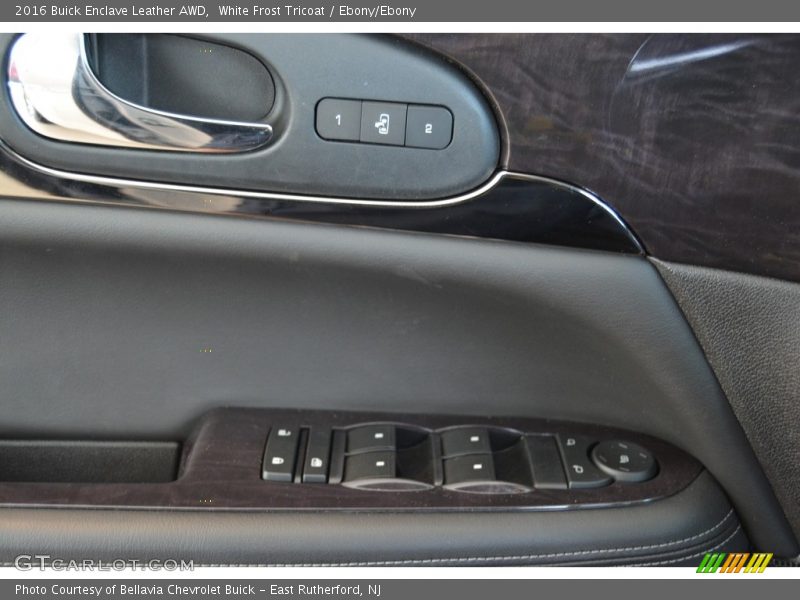 White Frost Tricoat / Ebony/Ebony 2016 Buick Enclave Leather AWD