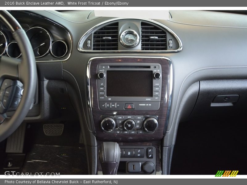 White Frost Tricoat / Ebony/Ebony 2016 Buick Enclave Leather AWD