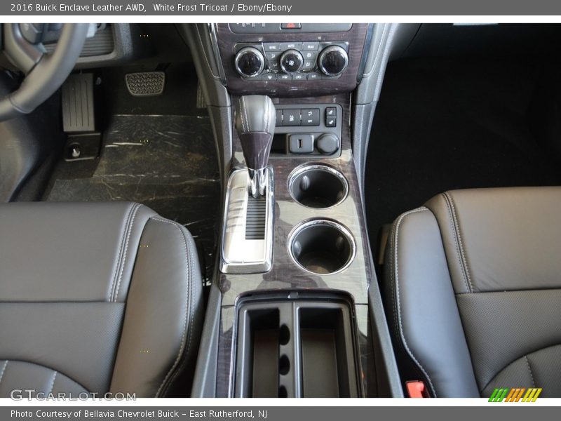 White Frost Tricoat / Ebony/Ebony 2016 Buick Enclave Leather AWD
