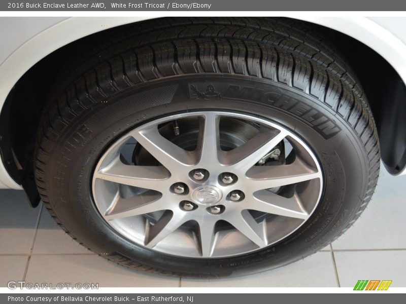 White Frost Tricoat / Ebony/Ebony 2016 Buick Enclave Leather AWD