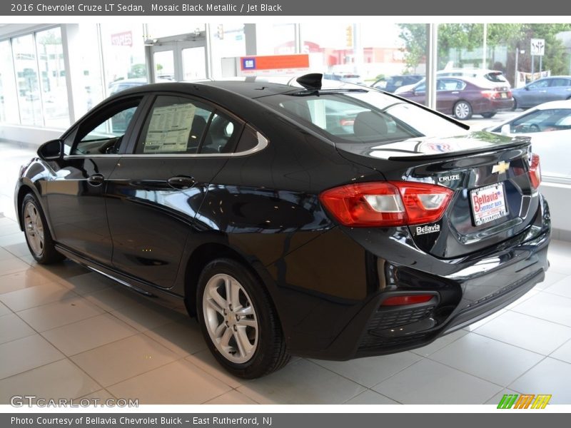 Mosaic Black Metallic / Jet Black 2016 Chevrolet Cruze LT Sedan