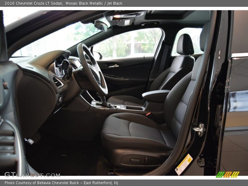 Mosaic Black Metallic / Jet Black 2016 Chevrolet Cruze LT Sedan