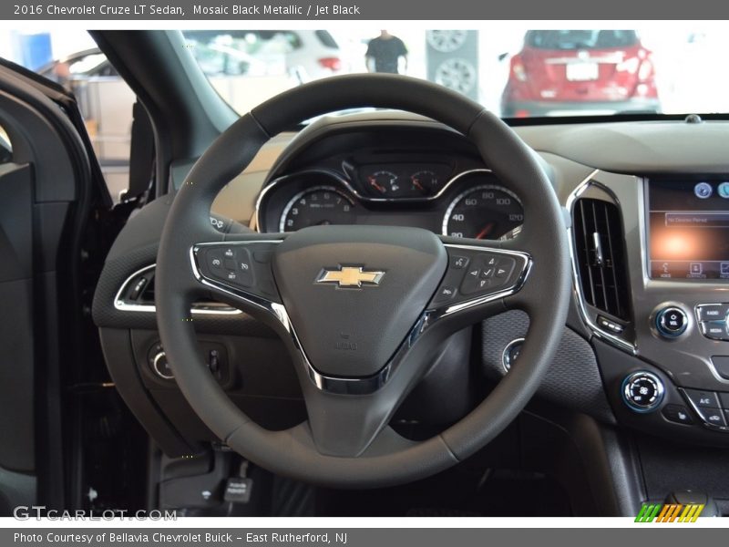 Mosaic Black Metallic / Jet Black 2016 Chevrolet Cruze LT Sedan