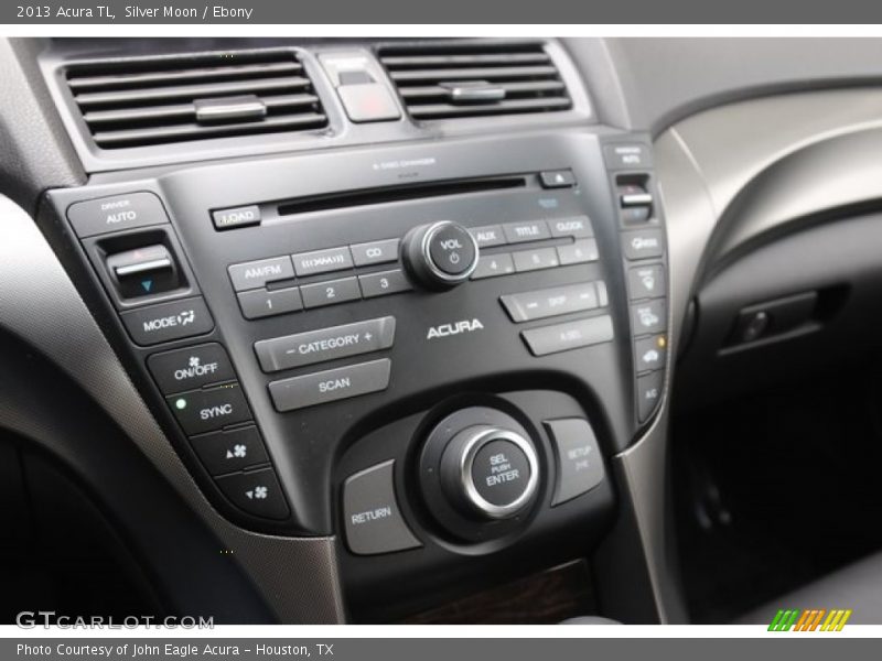 Silver Moon / Ebony 2013 Acura TL