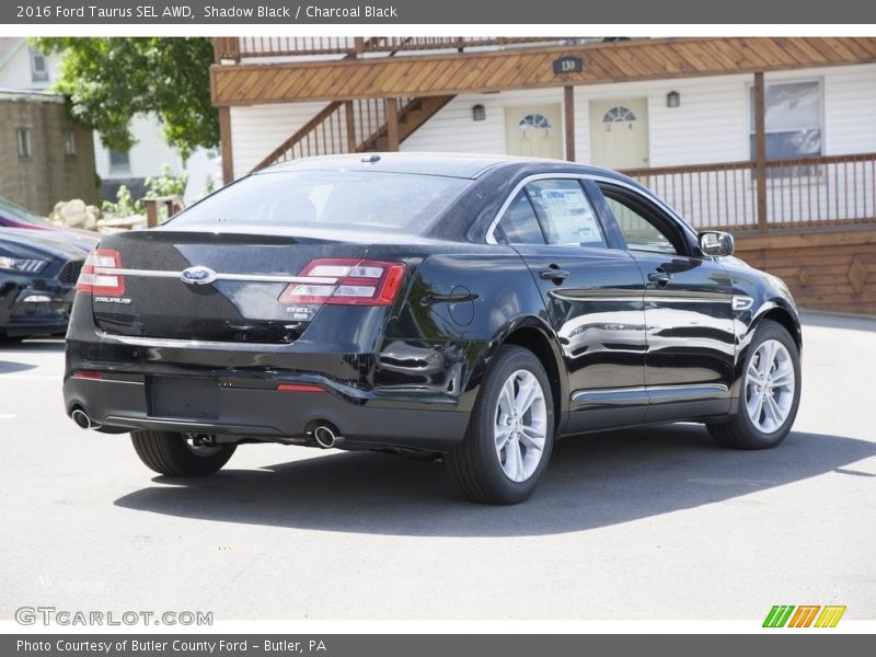 Shadow Black / Charcoal Black 2016 Ford Taurus SEL AWD