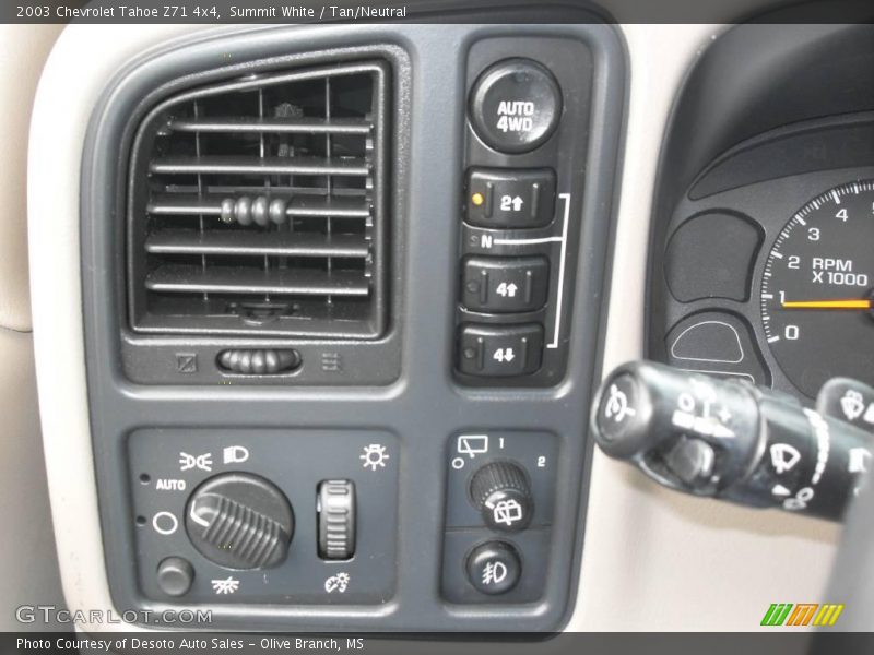 Summit White / Tan/Neutral 2003 Chevrolet Tahoe Z71 4x4