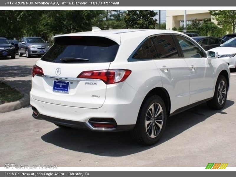 White Diamond Pearl / Parchment 2017 Acura RDX Advance AWD