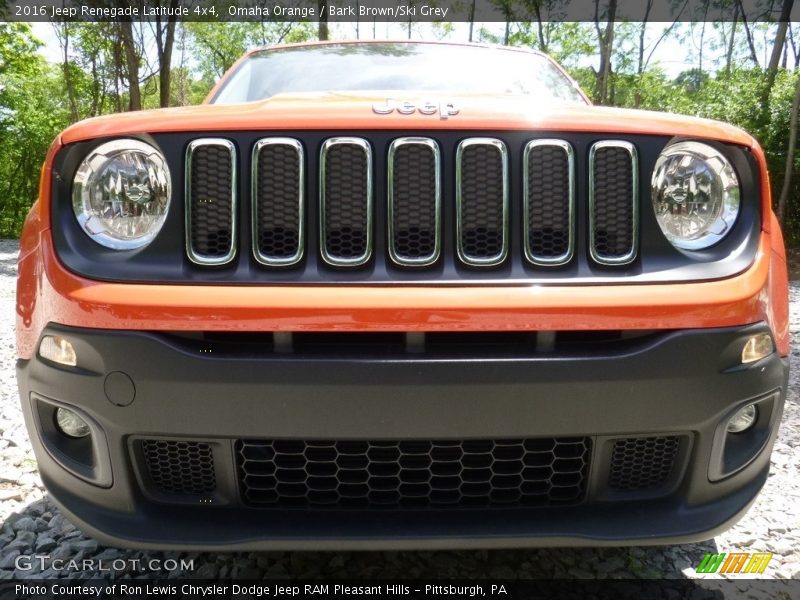 Omaha Orange / Bark Brown/Ski Grey 2016 Jeep Renegade Latitude 4x4