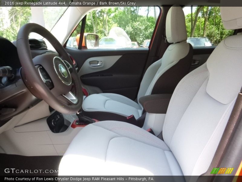 Omaha Orange / Bark Brown/Ski Grey 2016 Jeep Renegade Latitude 4x4