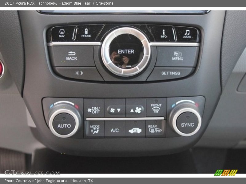 Fathom Blue Pearl / Graystone 2017 Acura RDX Technology