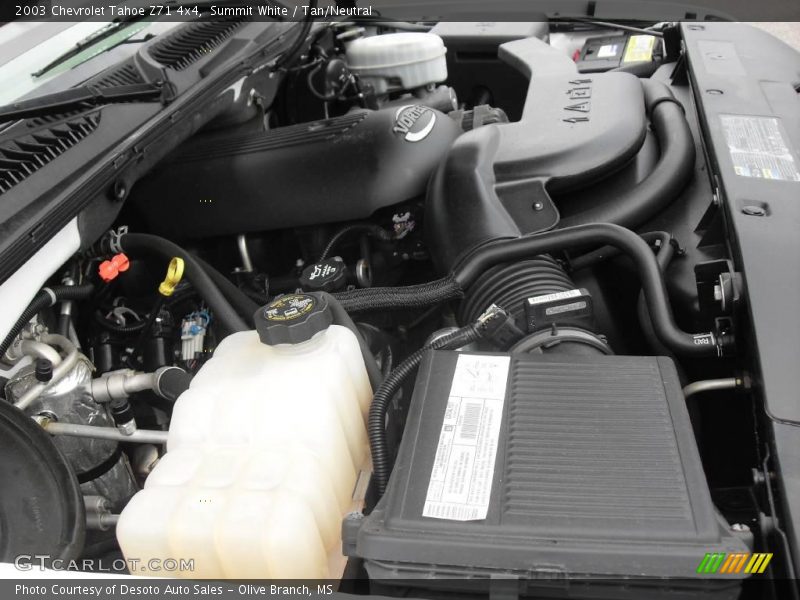 Summit White / Tan/Neutral 2003 Chevrolet Tahoe Z71 4x4