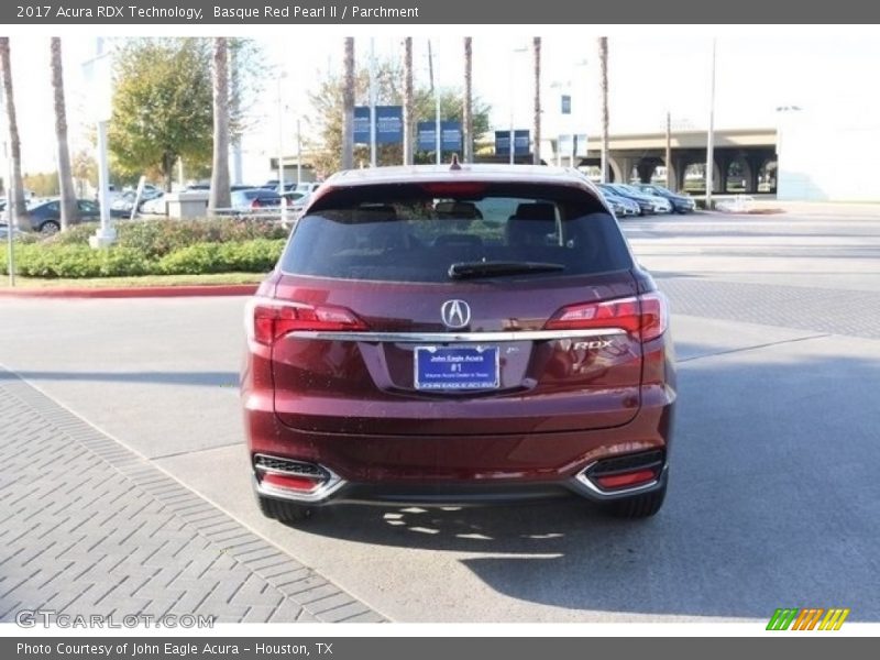 Basque Red Pearl II / Parchment 2017 Acura RDX Technology
