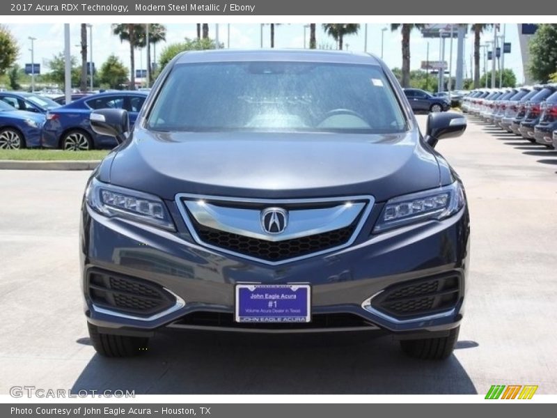 Modern Steel Metallic / Ebony 2017 Acura RDX Technology