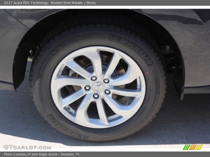 Modern Steel Metallic / Ebony 2017 Acura RDX Technology