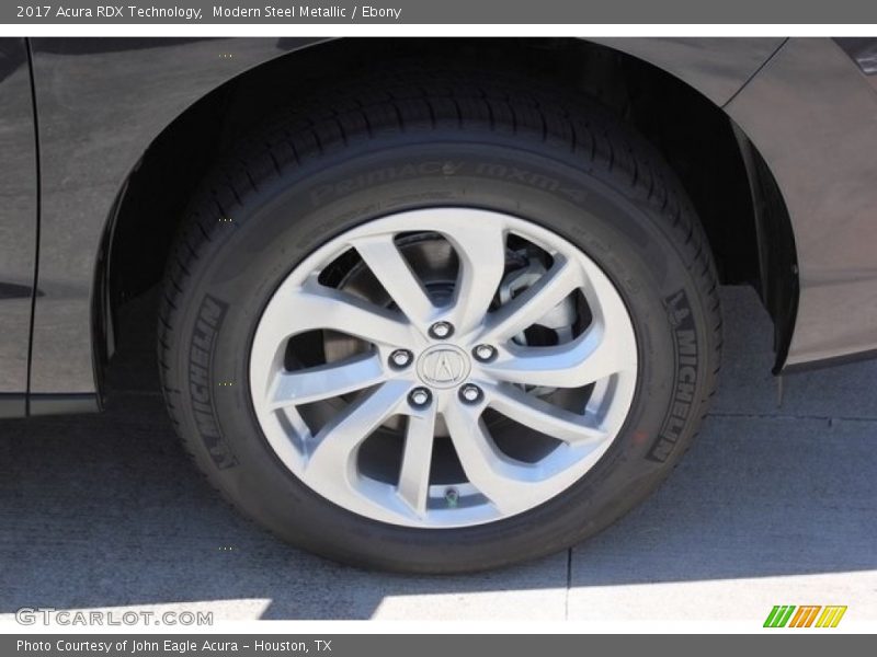 Modern Steel Metallic / Ebony 2017 Acura RDX Technology