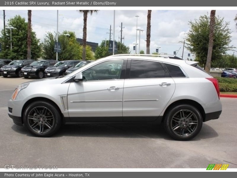 Radiant Silver Metallic / Ebony/Ebony 2016 Cadillac SRX Luxury