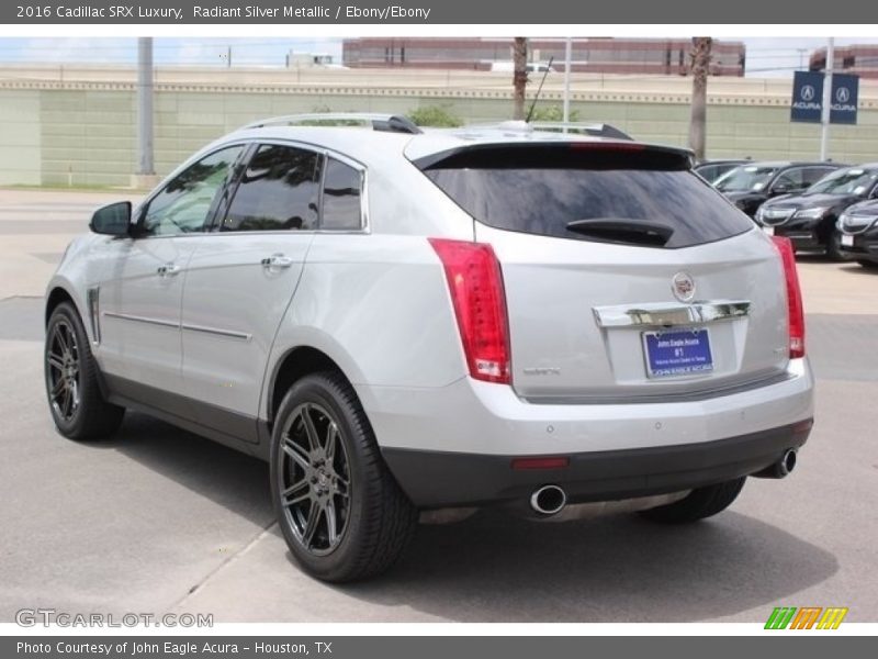 Radiant Silver Metallic / Ebony/Ebony 2016 Cadillac SRX Luxury
