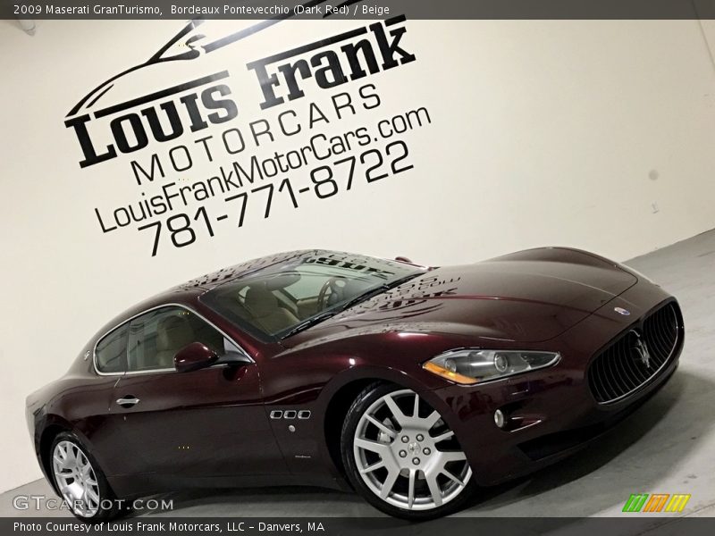 Bordeaux Pontevecchio (Dark Red) / Beige 2009 Maserati GranTurismo