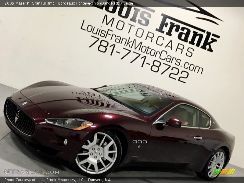Bordeaux Pontevecchio (Dark Red) / Beige 2009 Maserati GranTurismo
