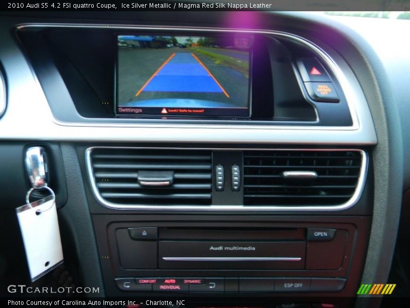 Ice Silver Metallic / Magma Red Silk Nappa Leather 2010 Audi S5 4.2 FSI quattro Coupe