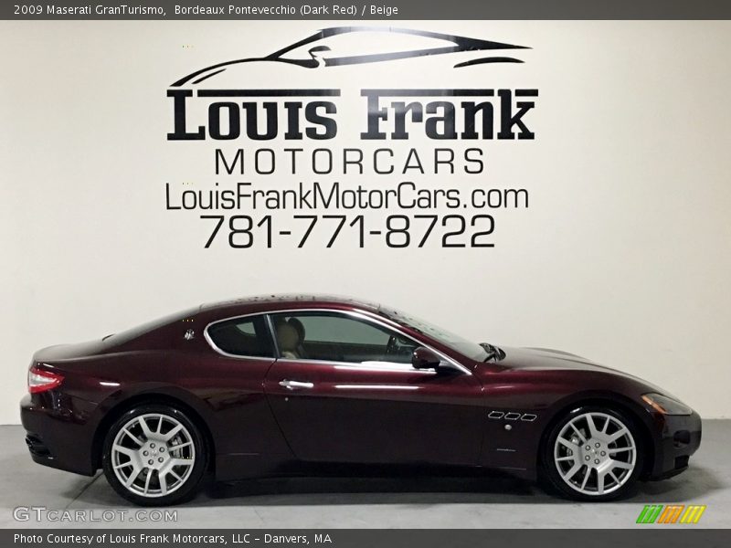 Bordeaux Pontevecchio (Dark Red) / Beige 2009 Maserati GranTurismo