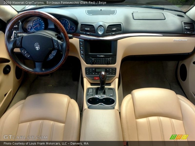 Bordeaux Pontevecchio (Dark Red) / Beige 2009 Maserati GranTurismo