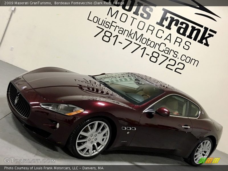 Bordeaux Pontevecchio (Dark Red) / Beige 2009 Maserati GranTurismo