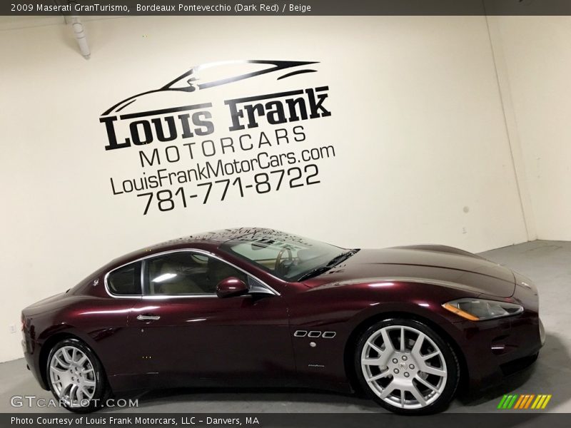 Bordeaux Pontevecchio (Dark Red) / Beige 2009 Maserati GranTurismo
