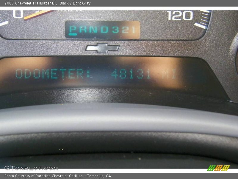 Black / Light Gray 2005 Chevrolet TrailBlazer LT