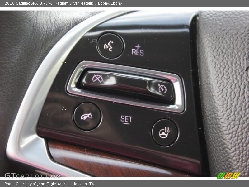 Radiant Silver Metallic / Ebony/Ebony 2016 Cadillac SRX Luxury