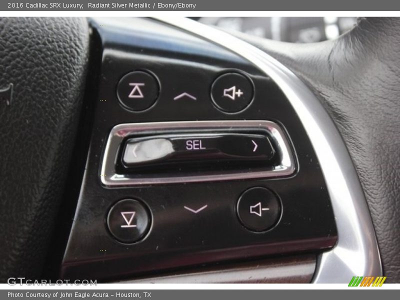 Radiant Silver Metallic / Ebony/Ebony 2016 Cadillac SRX Luxury