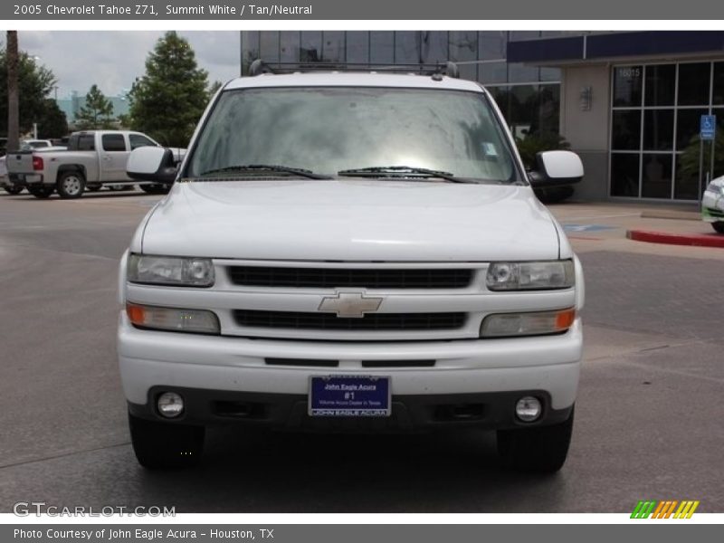 Summit White / Tan/Neutral 2005 Chevrolet Tahoe Z71