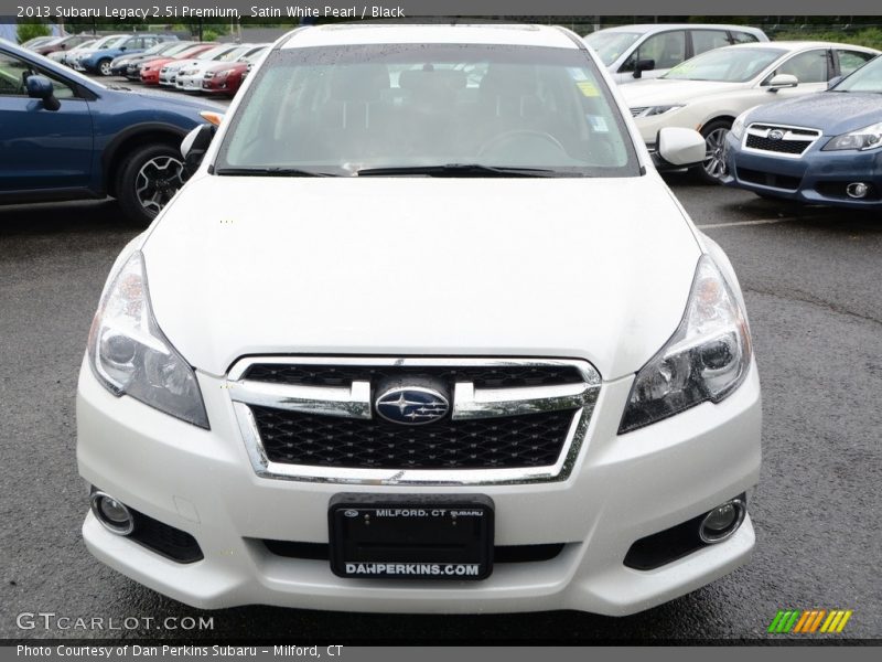 Satin White Pearl / Black 2013 Subaru Legacy 2.5i Premium