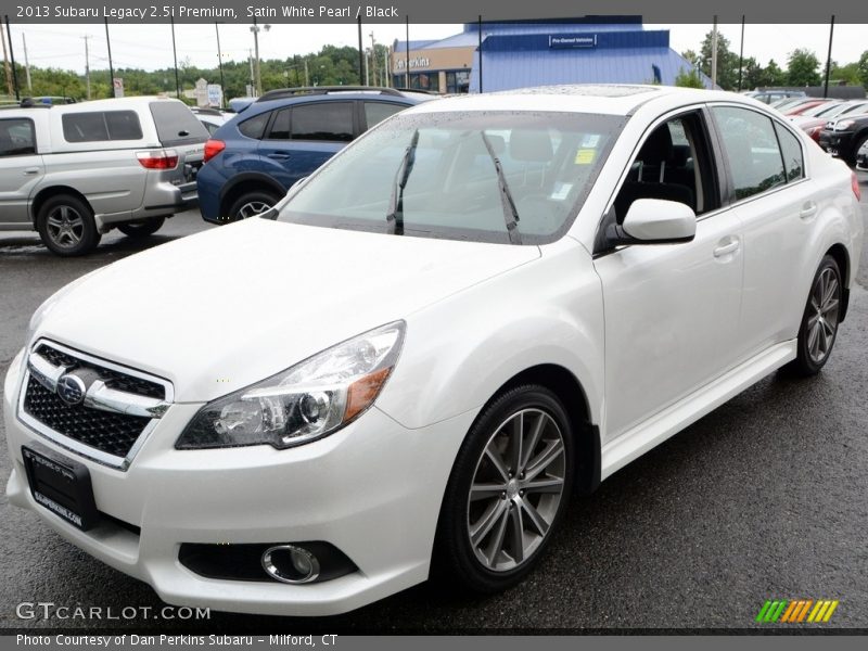 Satin White Pearl / Black 2013 Subaru Legacy 2.5i Premium