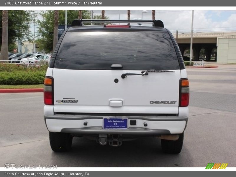 Summit White / Tan/Neutral 2005 Chevrolet Tahoe Z71