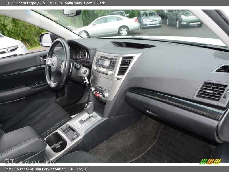 Satin White Pearl / Black 2013 Subaru Legacy 2.5i Premium
