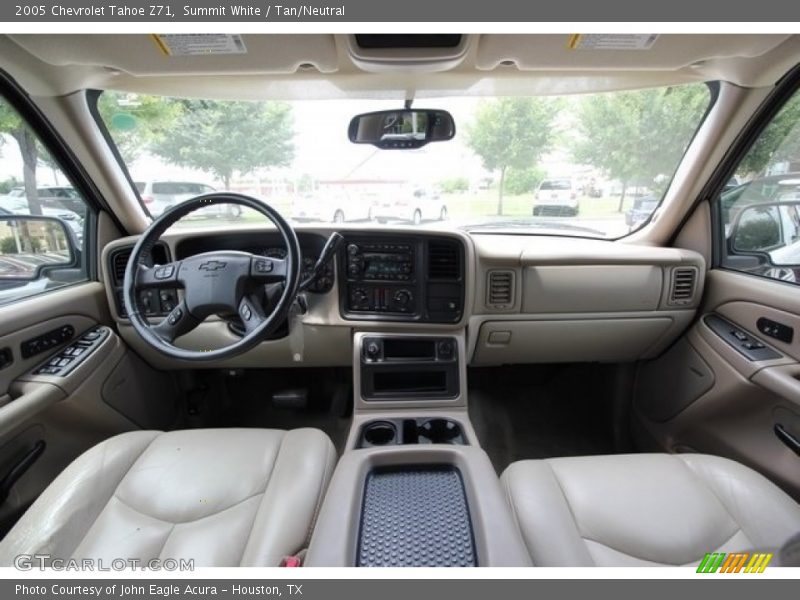 Summit White / Tan/Neutral 2005 Chevrolet Tahoe Z71