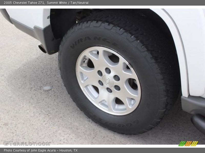 Summit White / Tan/Neutral 2005 Chevrolet Tahoe Z71