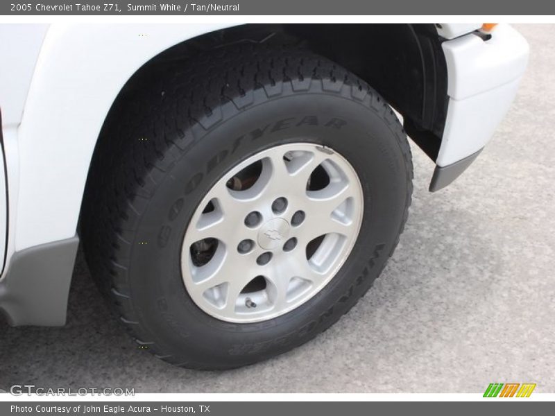 Summit White / Tan/Neutral 2005 Chevrolet Tahoe Z71