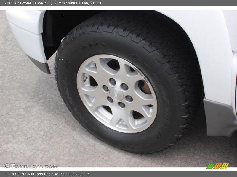 Summit White / Tan/Neutral 2005 Chevrolet Tahoe Z71
