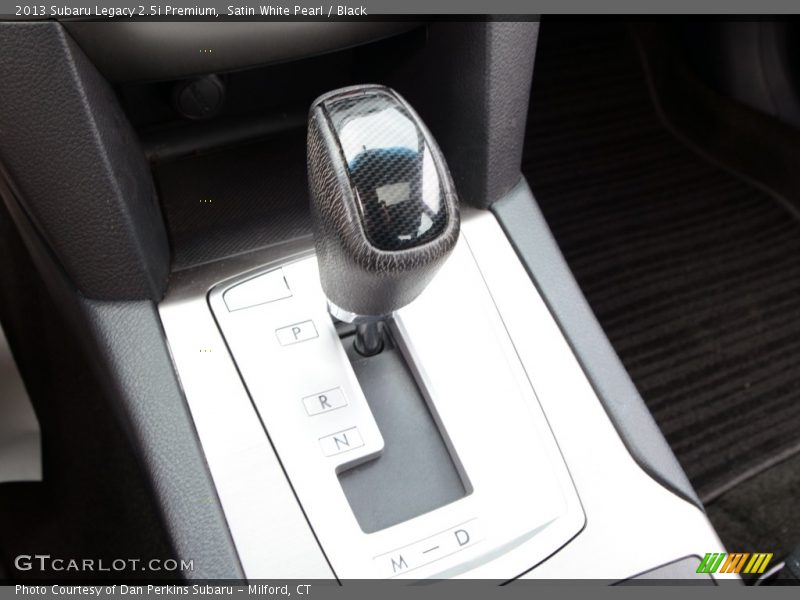 Satin White Pearl / Black 2013 Subaru Legacy 2.5i Premium