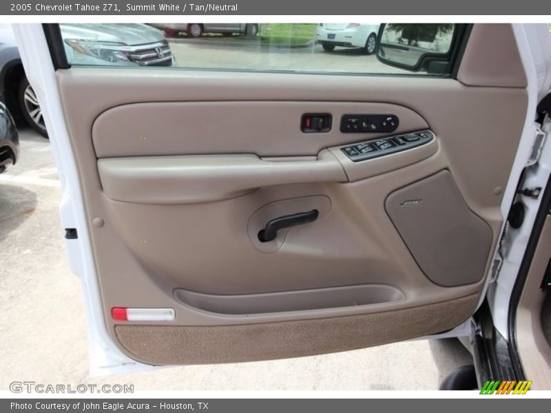 Summit White / Tan/Neutral 2005 Chevrolet Tahoe Z71