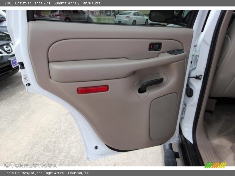 Summit White / Tan/Neutral 2005 Chevrolet Tahoe Z71
