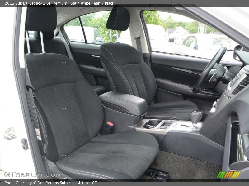 Satin White Pearl / Black 2013 Subaru Legacy 2.5i Premium